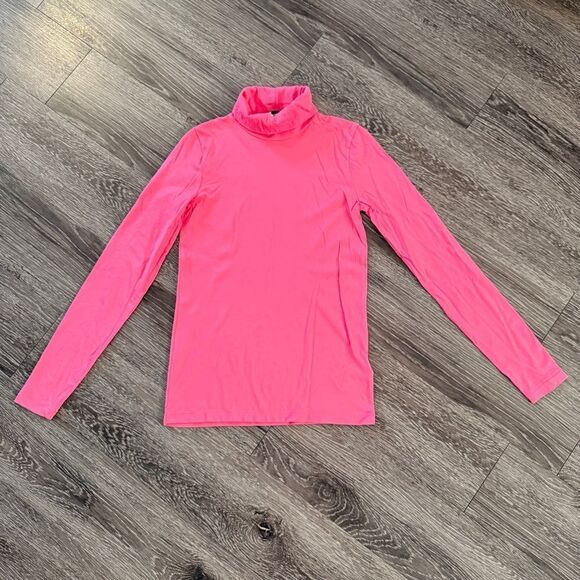 J. Crew Cotton Long Sleeve Turtleneck - Picture 1 of 9